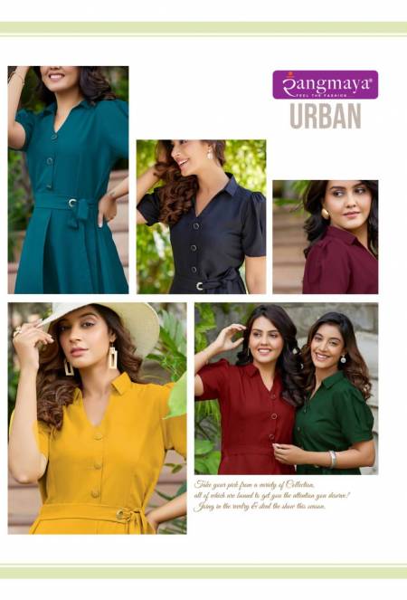 Urban By Rangmaya Party Wear Designer Kurtis Catalog
